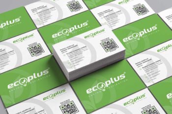 ออกแบบนามบัตร - Business Card - Ecoplus