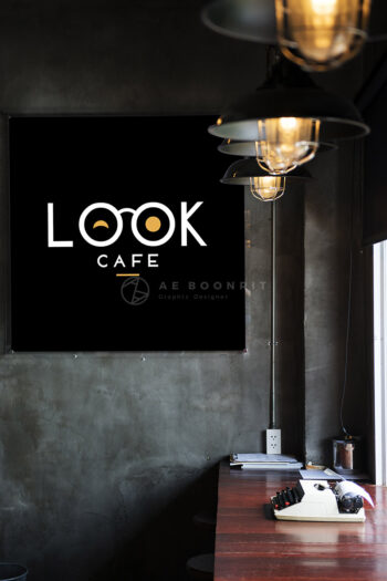 ออกแบบโลโก้ - Look Cafe